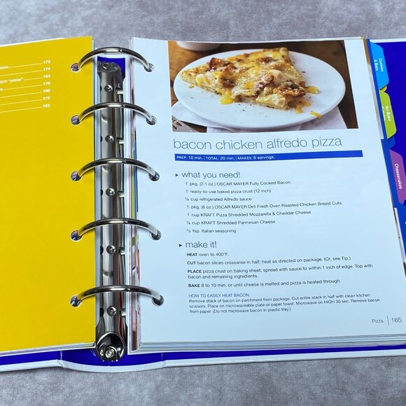 Kraft Recipe Collection Binder Featuring Jell-O, Velveeta & Nabisco Recipes - Picture 5 of 10